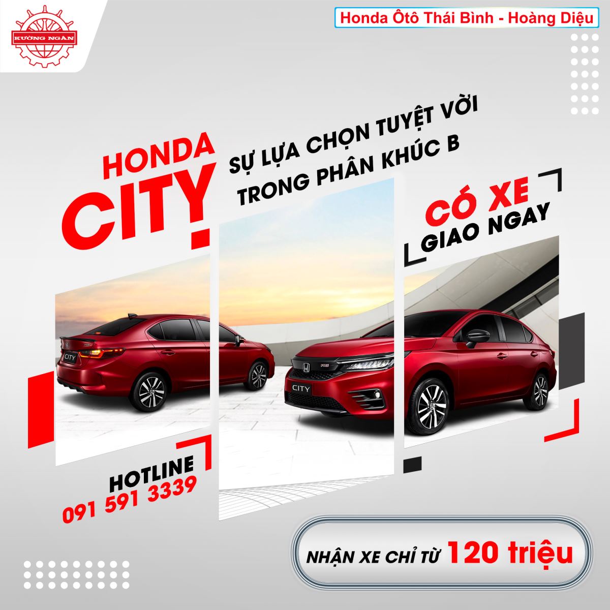 Honda CITY khuyến mãi cực lớn trong tháng 11.2022