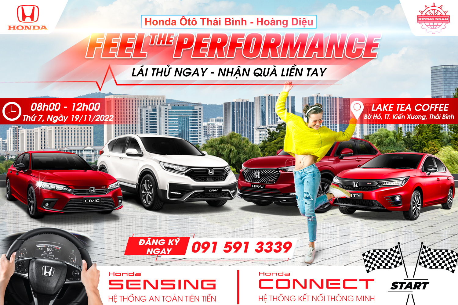Chương trình Feel The Performance tháng 11/2022 | Honda Ôtô Thái Bình - Hoàng Diệu