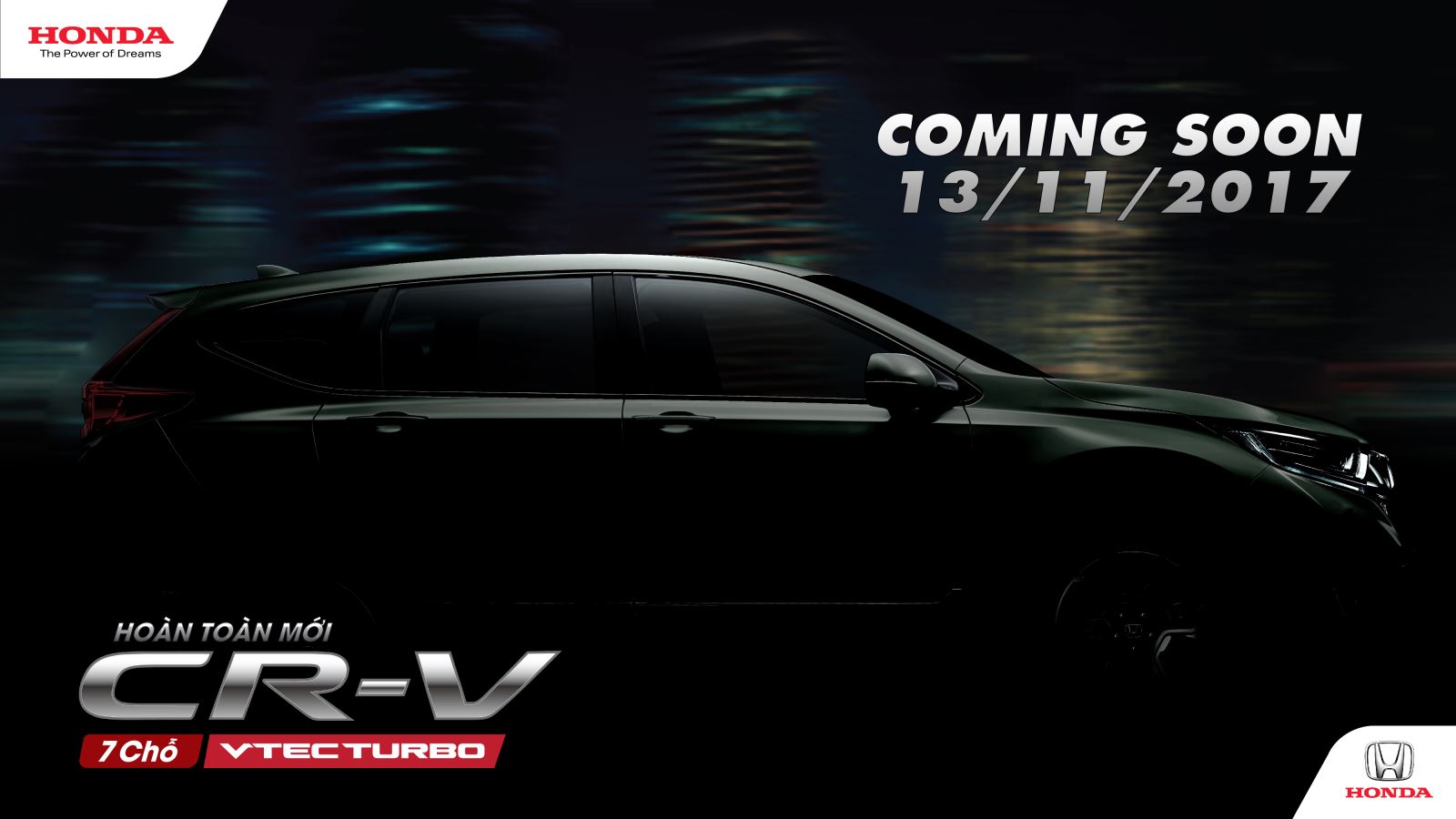 Honda CR-V thế hệ thứ 5 hoàn toàn mới sắp được ra mắt
