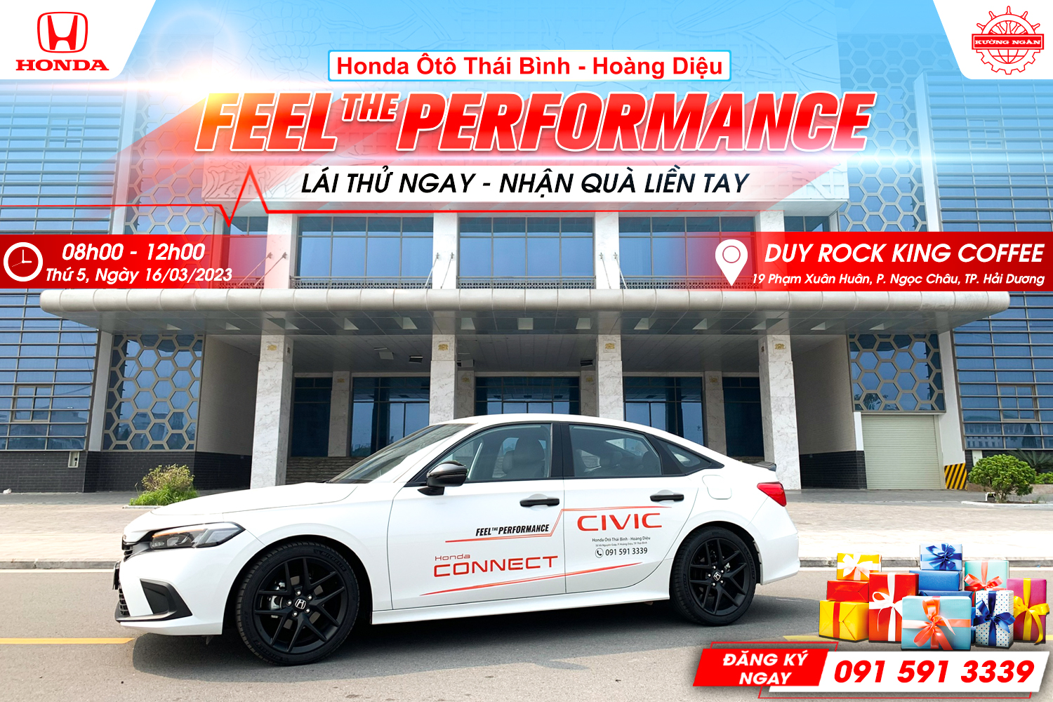 Chương trình Feel The Performance tháng 03/2023 | Honda Ôtô Thái Bình - Hoàng Diệu