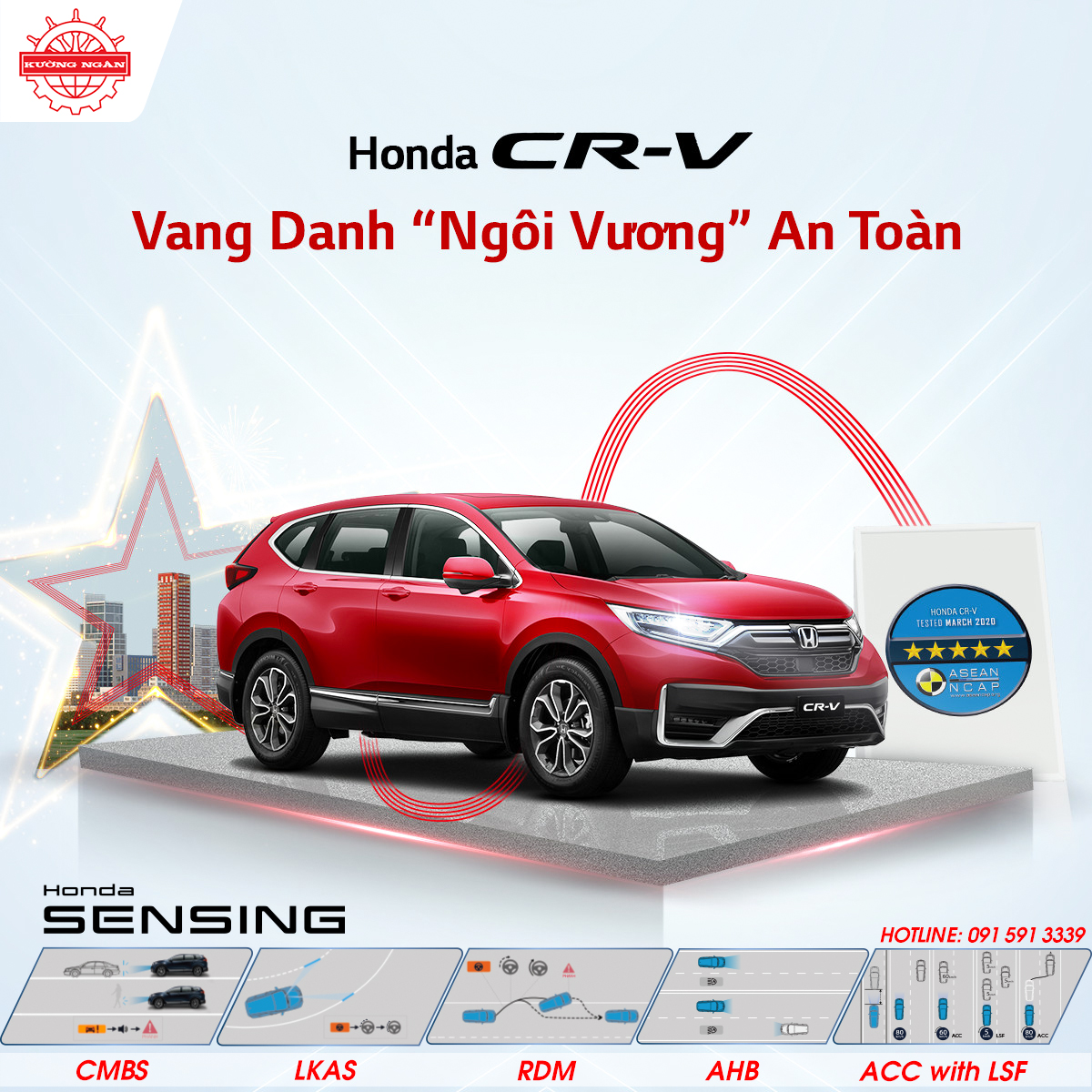 Honda CR-V | Vang danh ngôi vương an toàn
