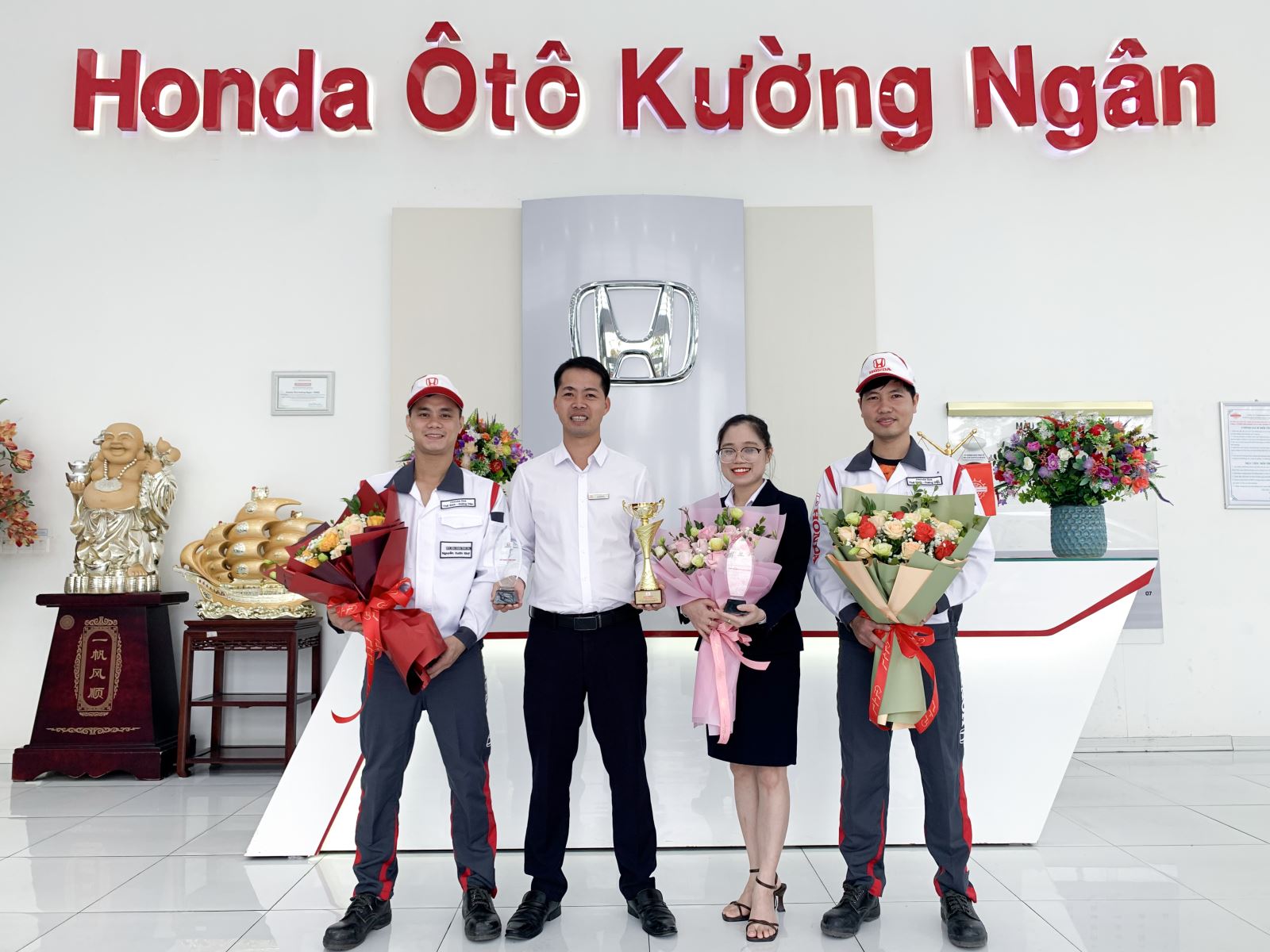 Giải thưởng là sự khẳng định cho vị thế và năng lực của Honda Ôtô Thái Bình - Hoàng Diệu