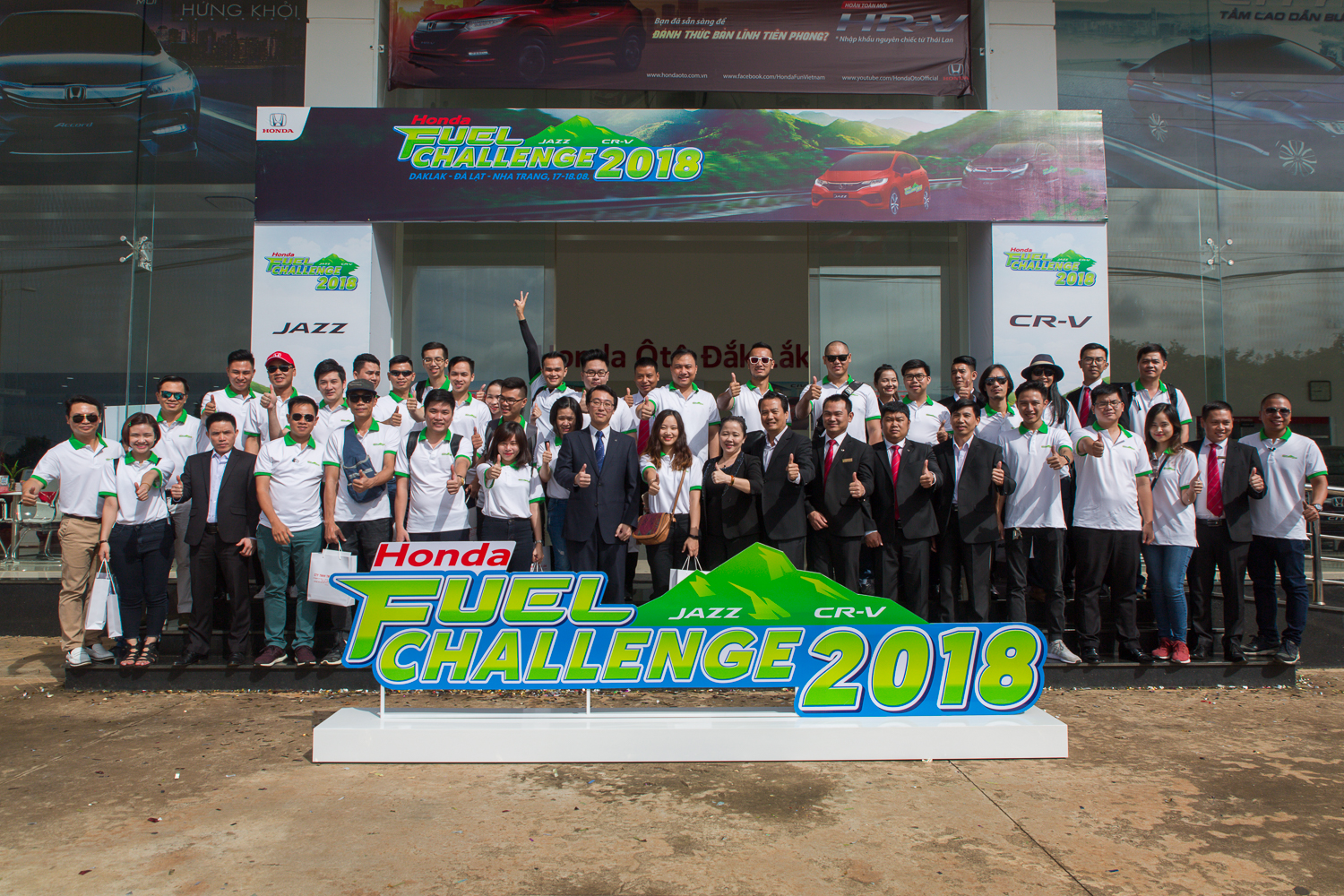 “Honda Fuel Challenge 2018” Kết quả tiêu hao nhiên liệu thuyết phục với 5,5 L/100Km của Honda CR-V và 4,5 L/100Km của Honda Jazz