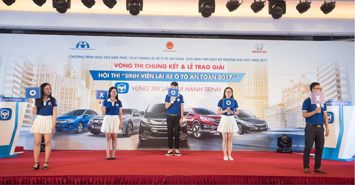 Honda Việt Nam tiên phong tổ chức Hội thi "Sinh viên Lái xe ô tô an toàn 2017”