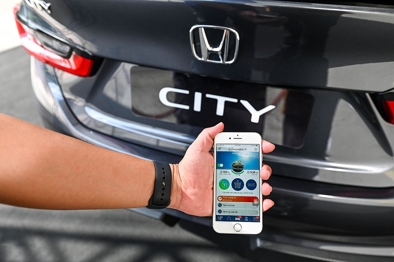 New Honda CITY là mẫu xe thứ 4 tại Việt Nam được trang bị hệ thống kết nối thông minh Honda CONNECT