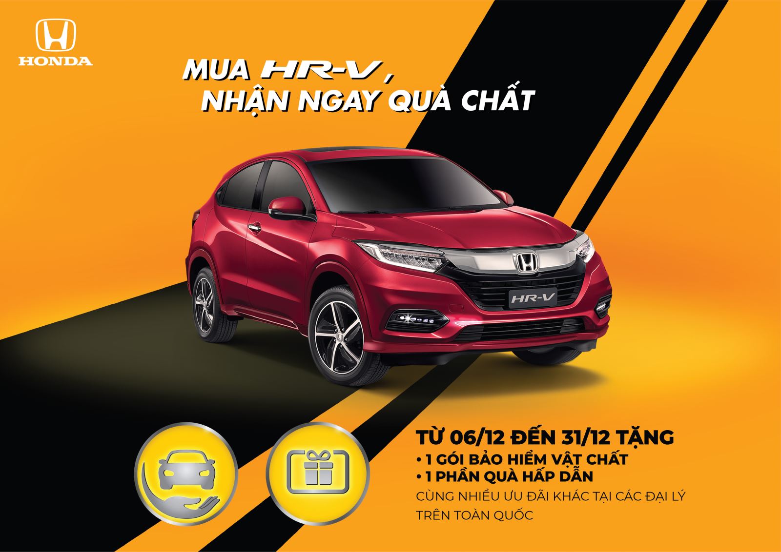 Honda Việt Nam tiếp tục triển khai chương trình khuyến mãi “Mua HR-V, nhận ngay quà chất”
