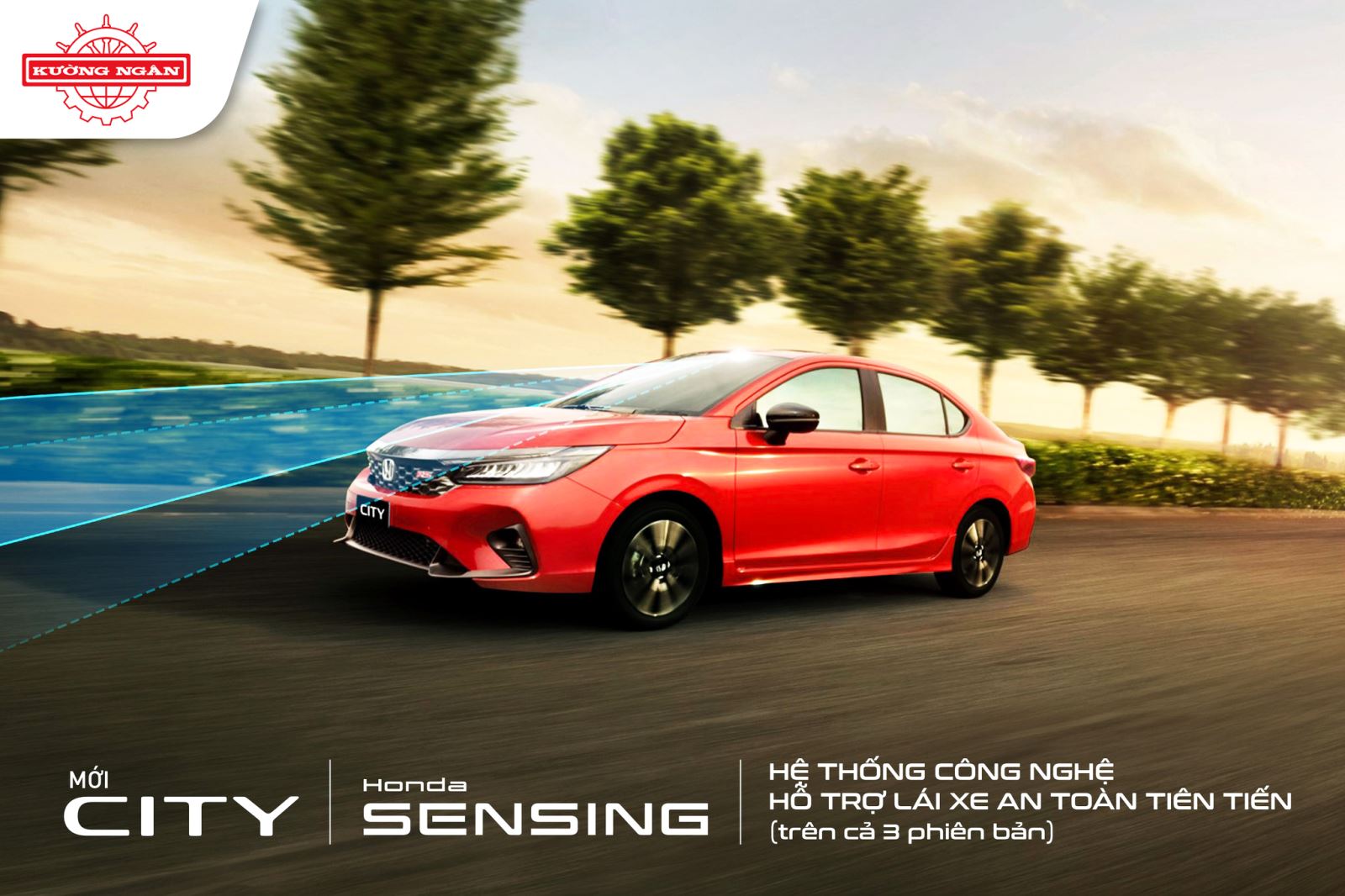 Hệ thống Honda SENSING được trang bị trên các dòng xe ô tô Honda tại Việt Nam