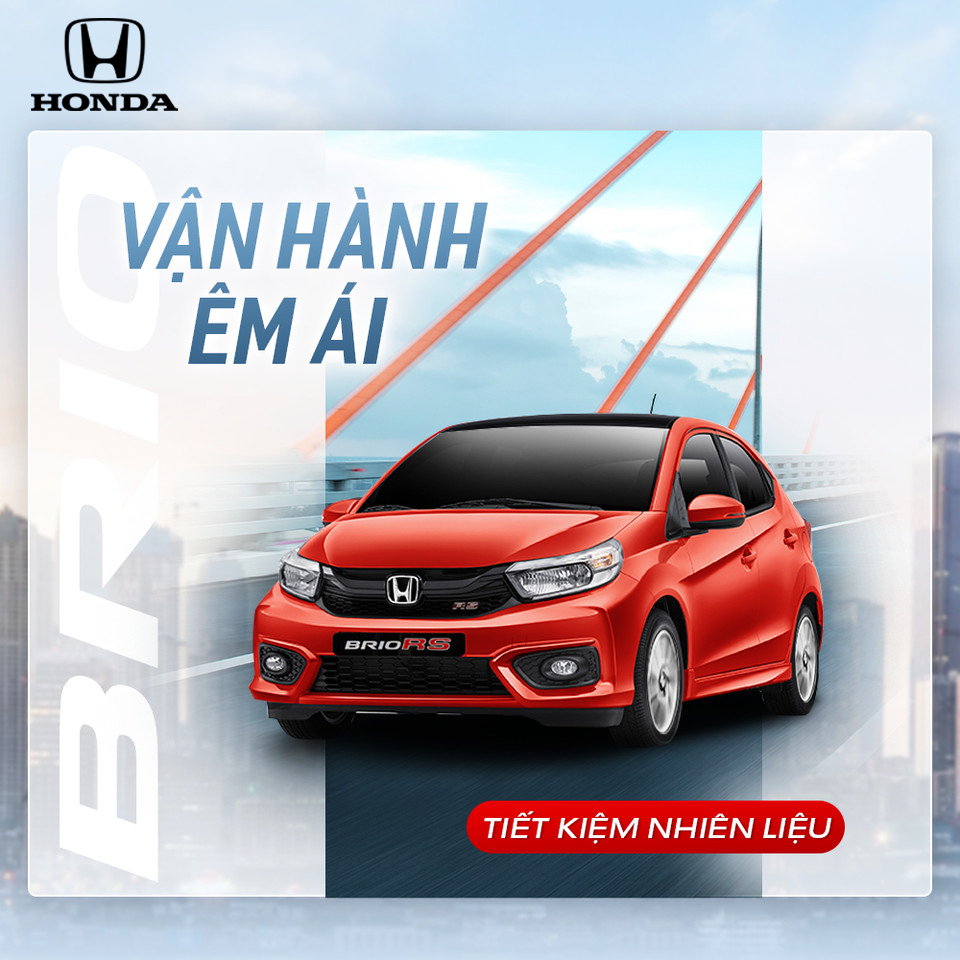 Vận hành êm ái cùng Honda Brio RS