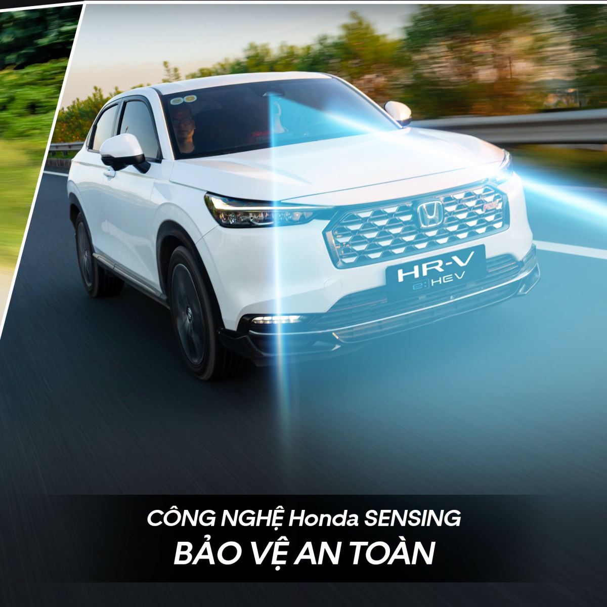 Honda HR-V vẫn được trang bị gói an toàn chủ động Honda SENSING trên cả 3 phiên bản