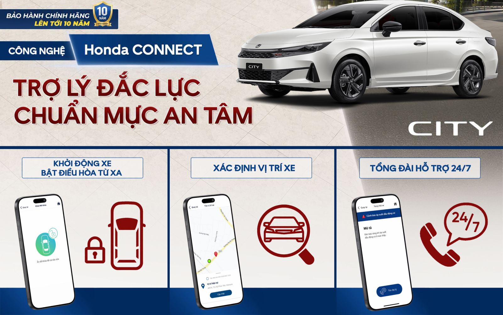 Honda Connect - Trợ lý đắc lực - Chuẩn mực an tâm