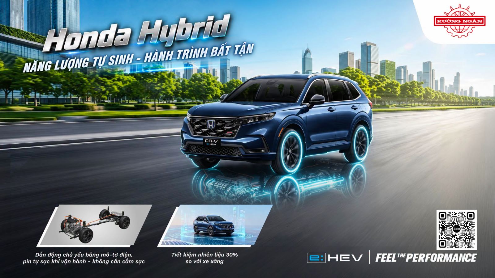 Honda CR-V e:HEV RS - Năng lượng tái sinh - Hành trình bất tận