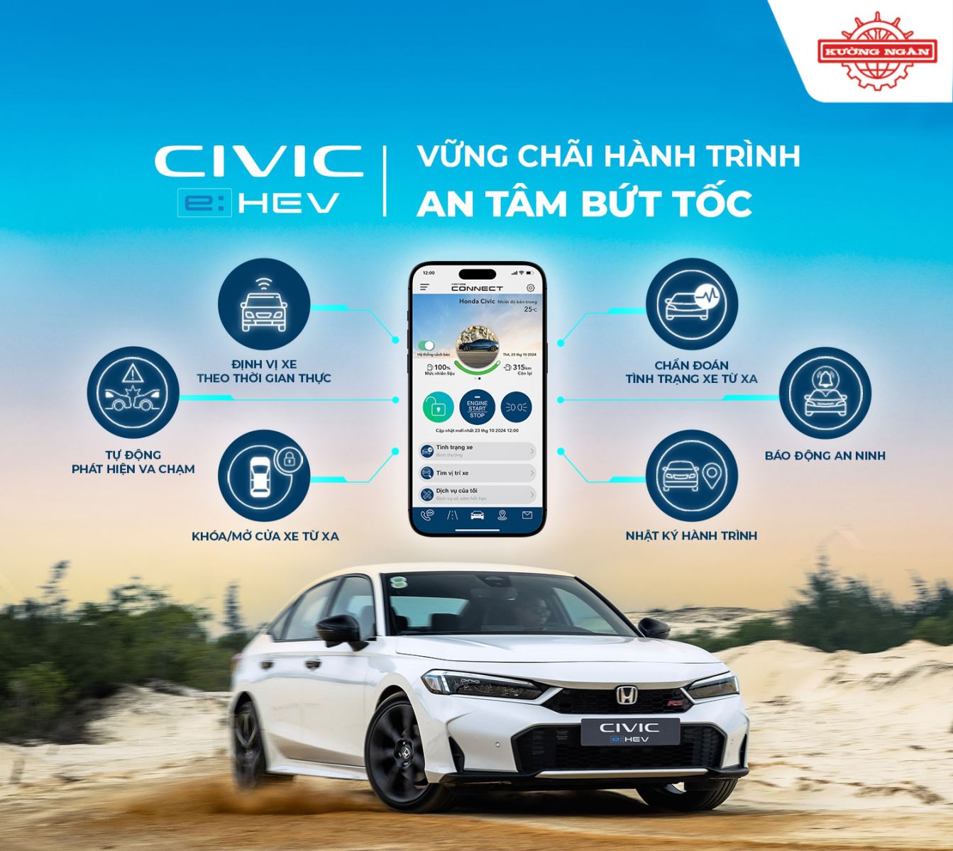 Tính năng Honda Connect hoàn toàn mới