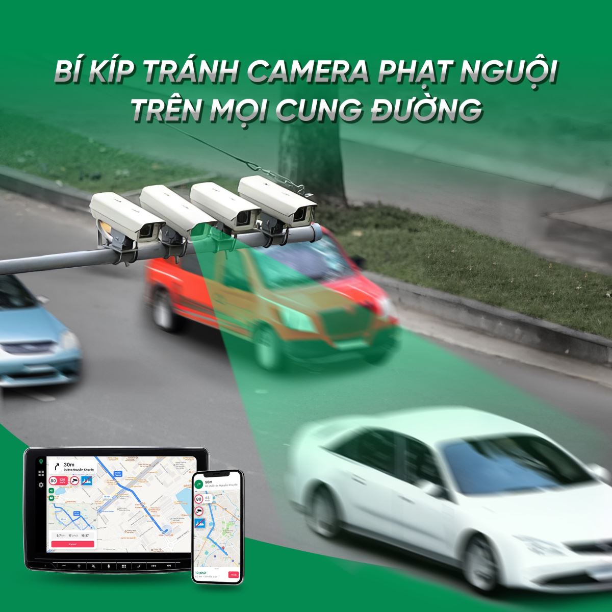 Bí kíp tránh camera phạt nguội trên mọi cung đường