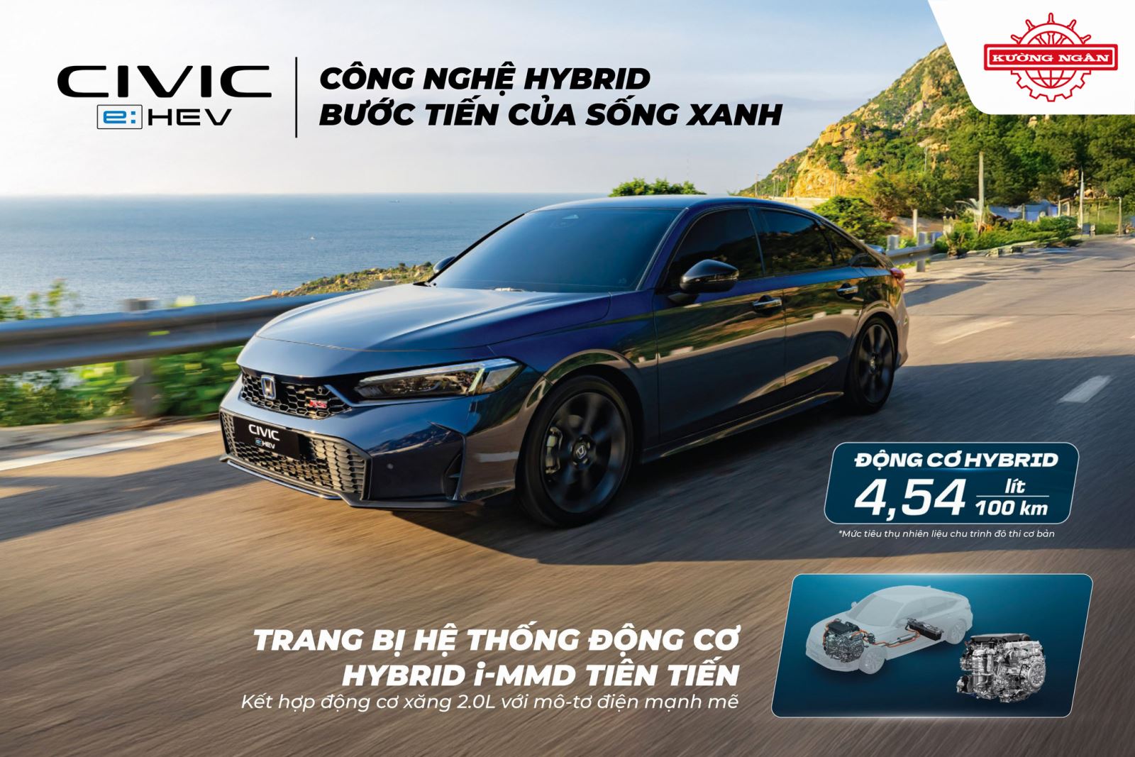 Honda CIVIC e:HEV RS | Công nghệ Hybird - Bước tiến của sống xanh