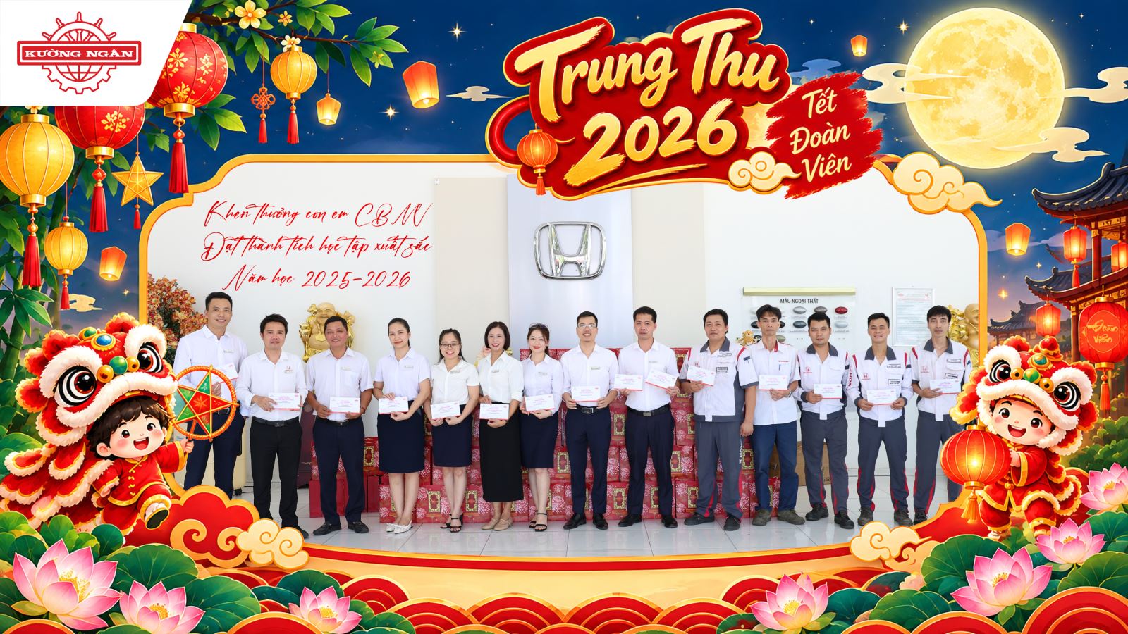Khen thưởng con em CBNV có thành tích xuất sắc trong học tập