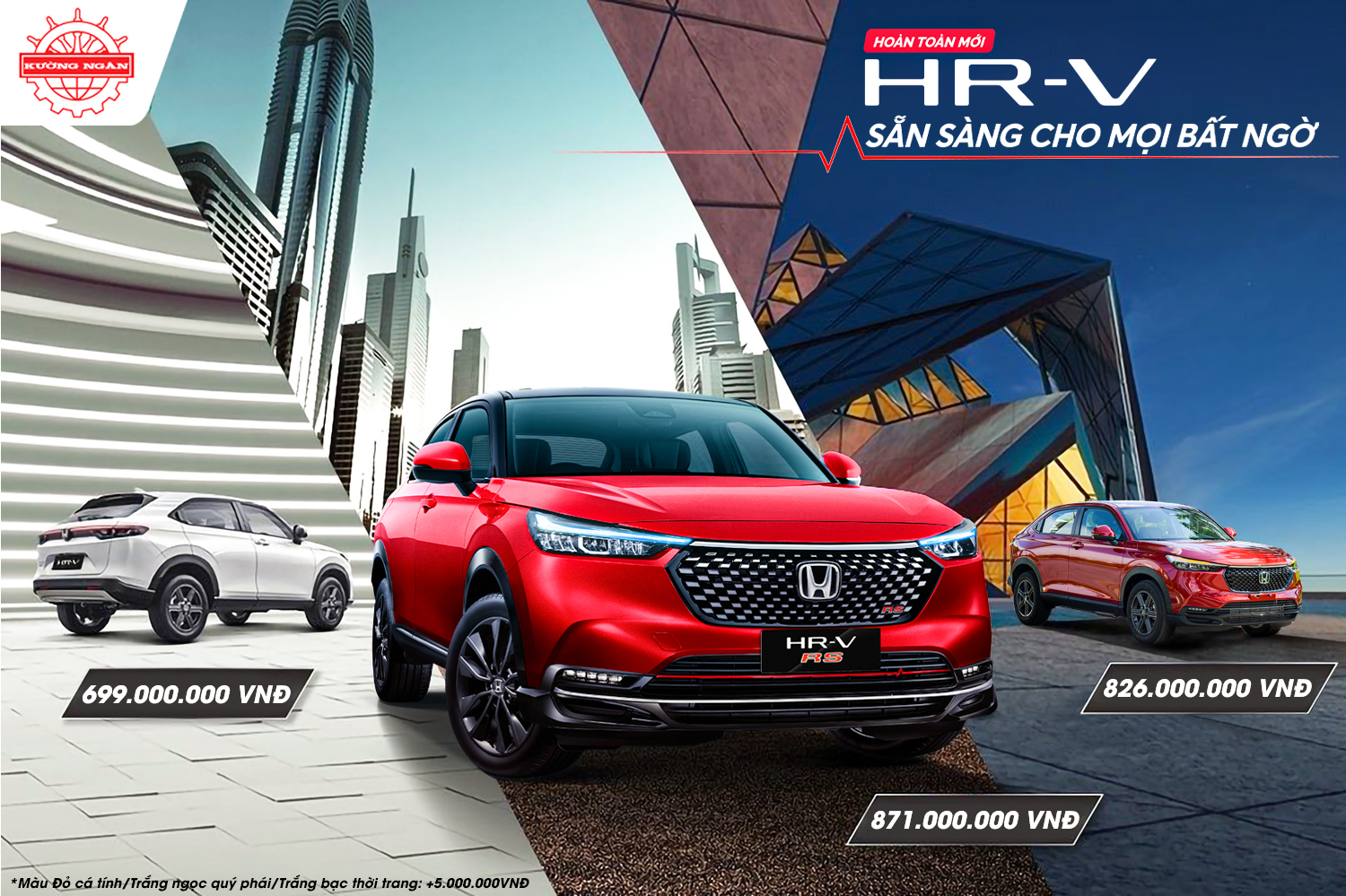 Honda HR-V là sản phẩm đầu tiên của Honda bán tại Việt Nam mang thiết kế mới, cá tính, sành điệu và trẻ trung