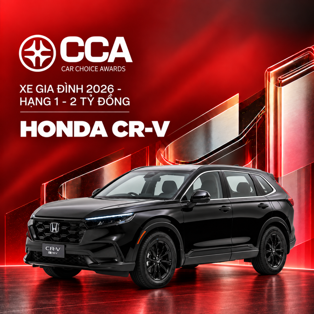 Honda CR-V vinh dự nhận giải Xe gia đình 2026