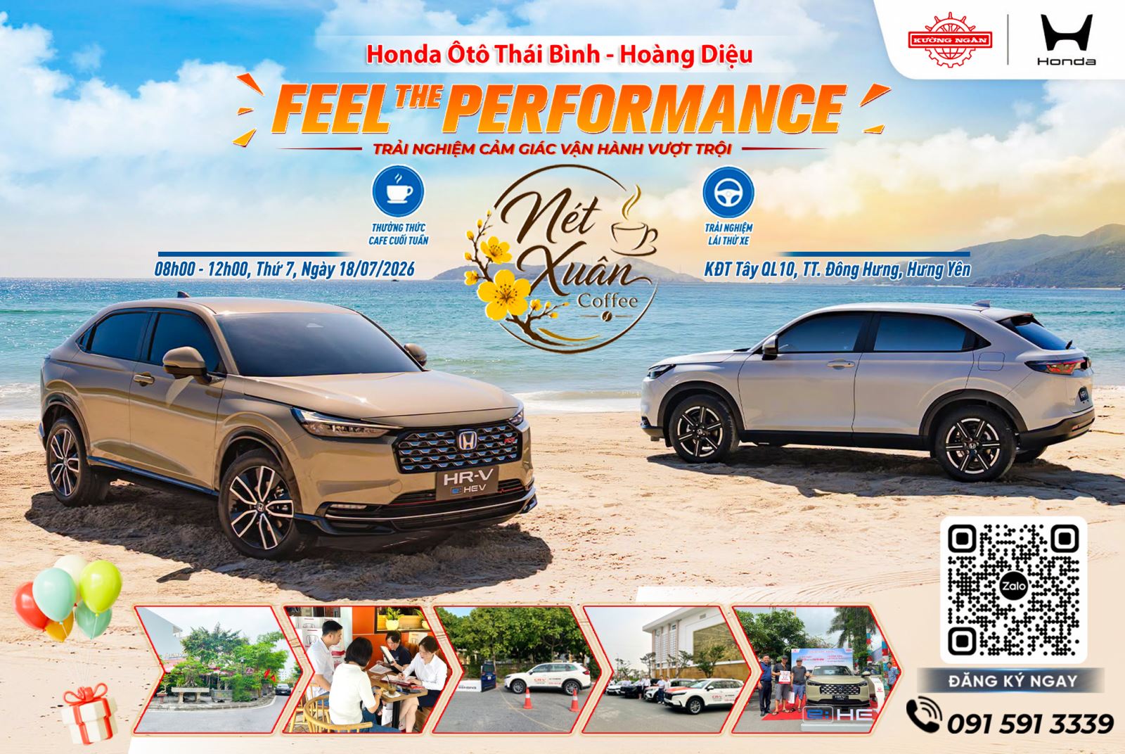 Chương trình Feel The Performance tháng 07/2026 | Honda Ôtô Thái Bình - Hoàng Diệu