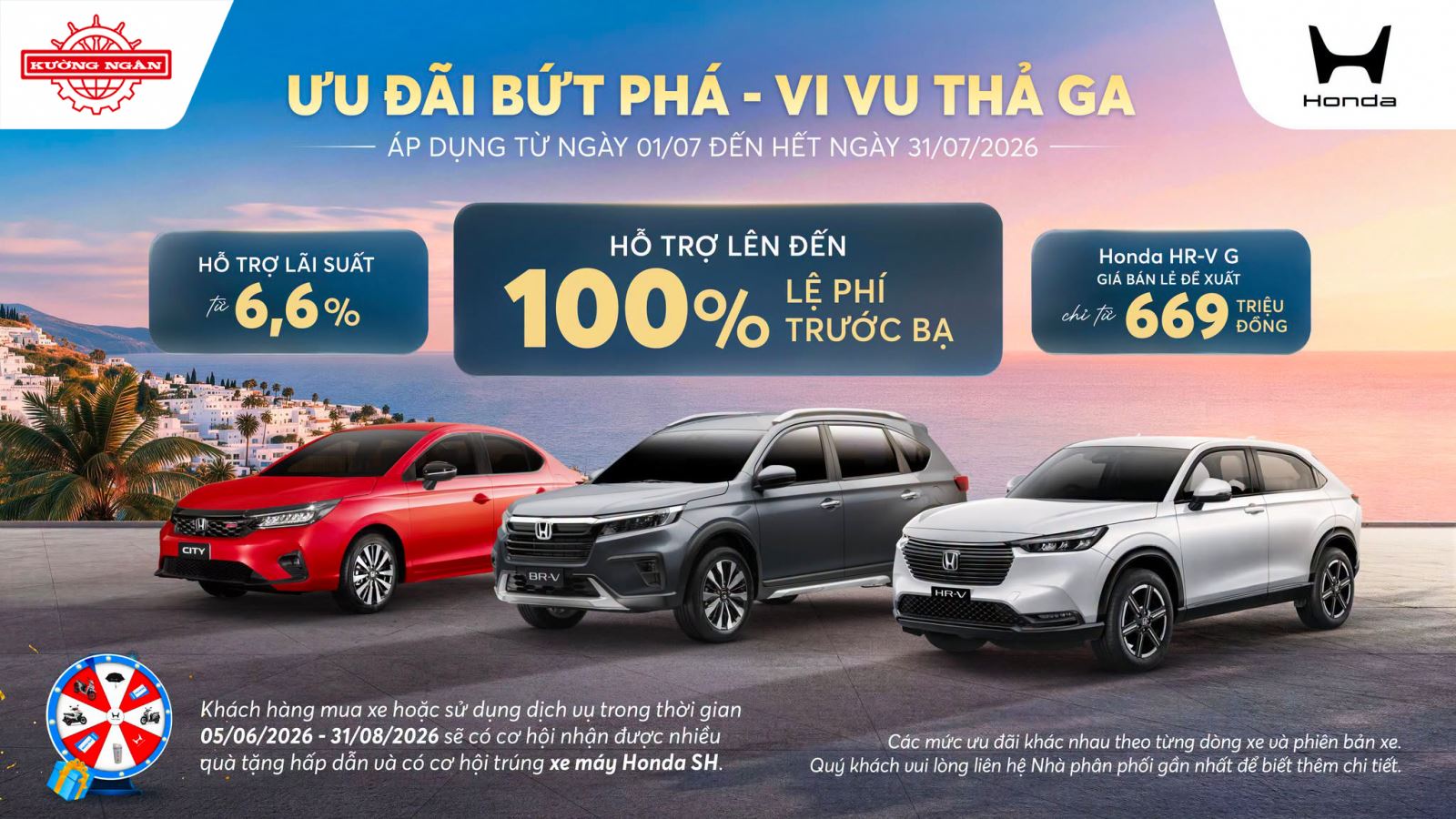 Ưu đãi bứt phá - Vi vu thả ga