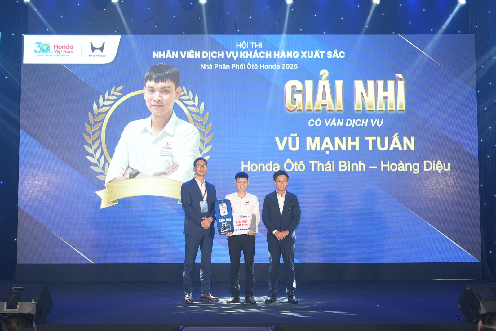 VINH DANH CỐ VẤN DỊCH VỤ XUẤT SẮC CỦA HONDA VIỆT NAM 2026