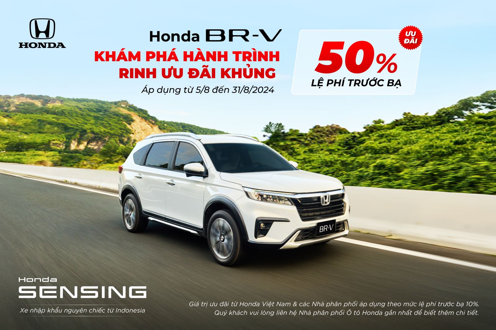 Honda BR-V | Khám phá hành trình - Rinh ưu đãi khủng