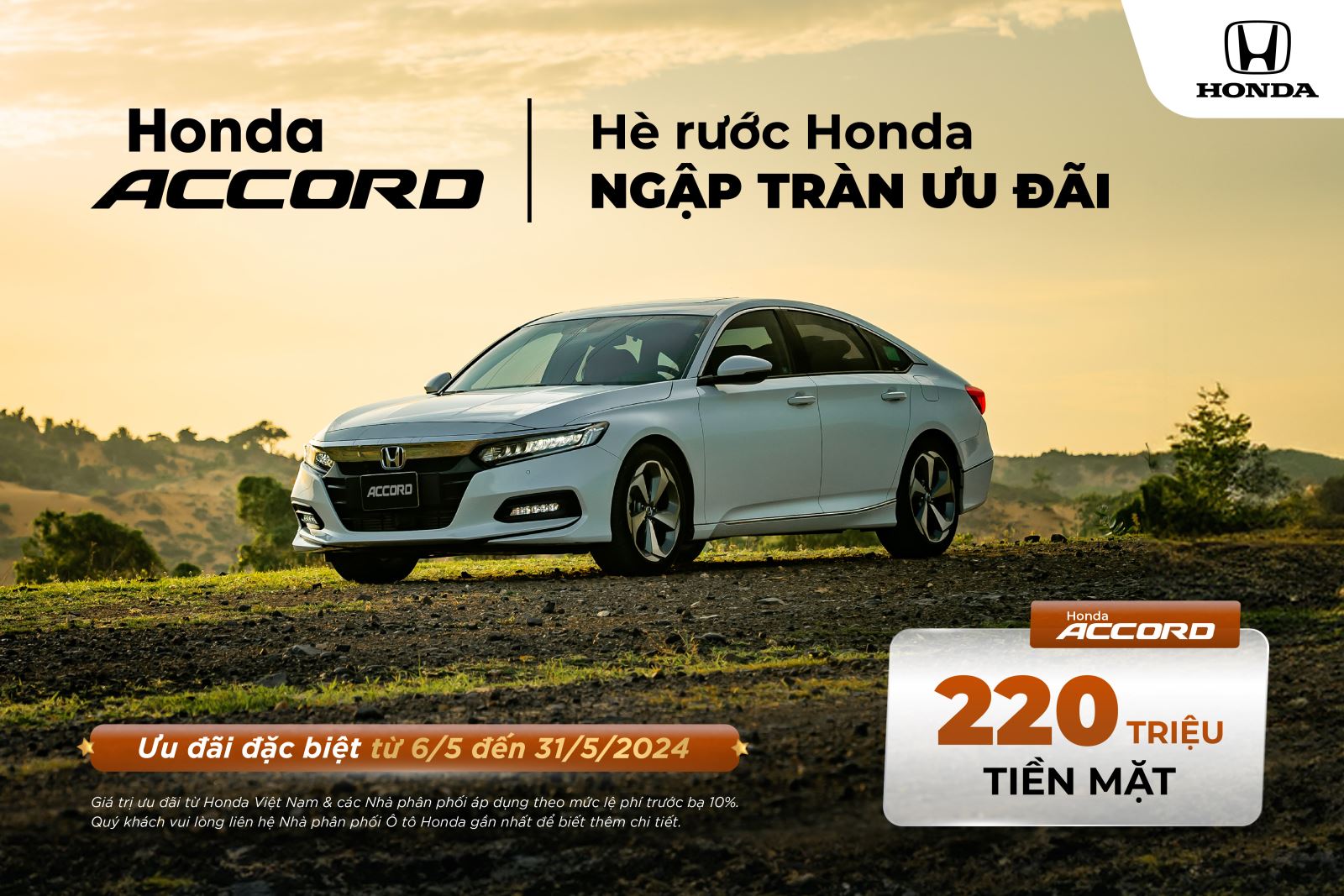Honda Accord | Hè rước Honda - Ngập tràn ưu đãi