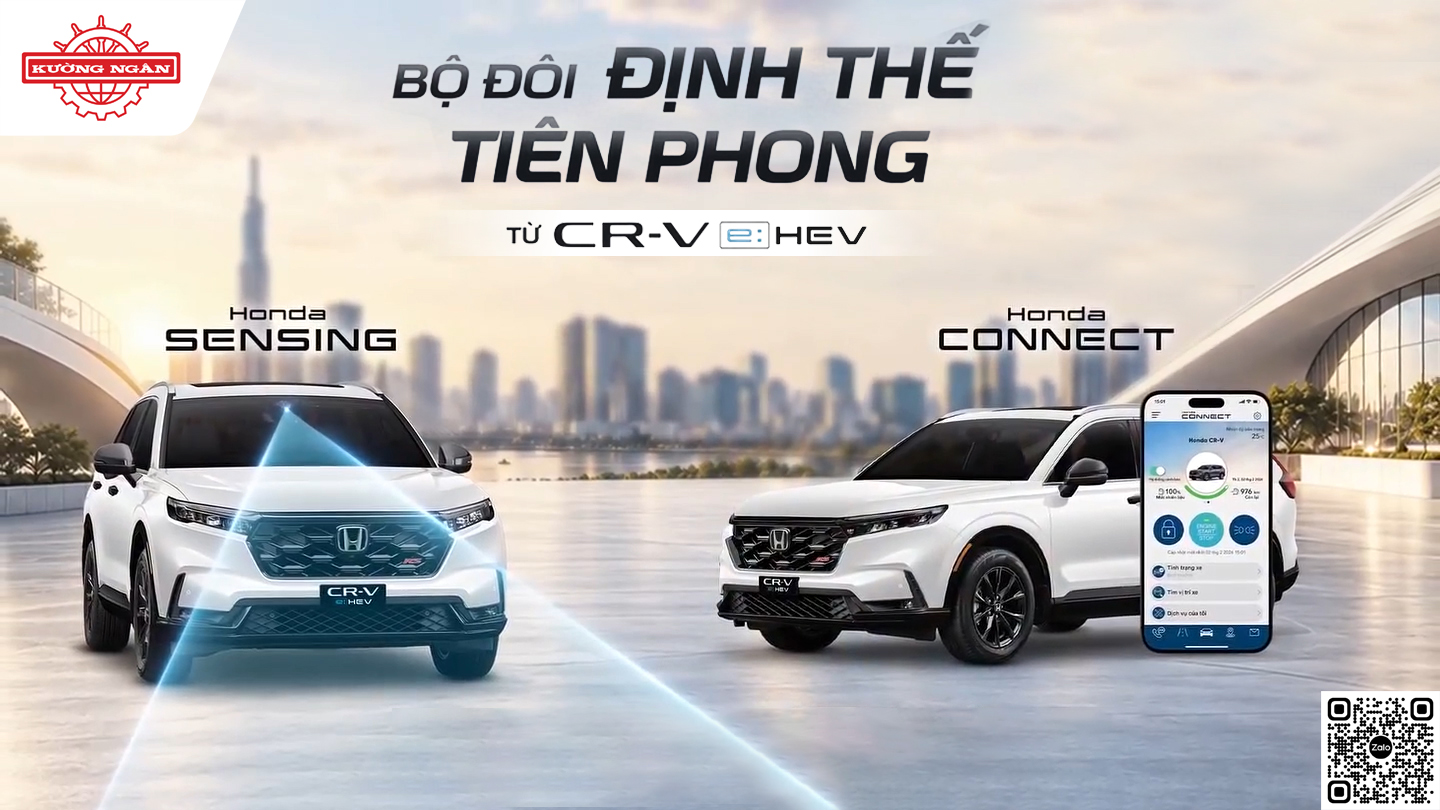 BỘ ĐÔI ĐỊNH THẾ TIÊN PHONG CỦA HONDA CR-V
