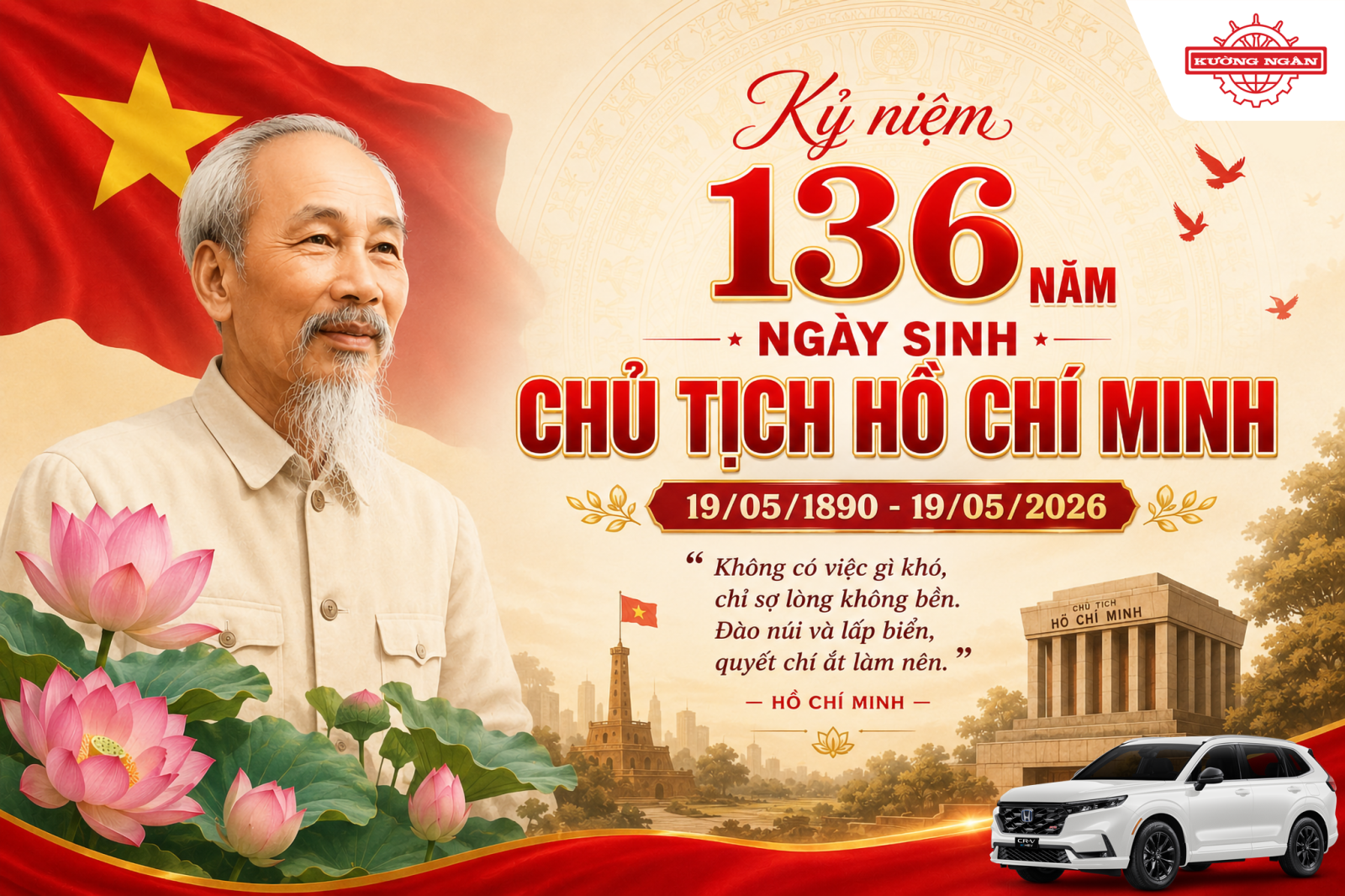 Kỷ niệm 136 năm ngày sinh Chủ tịch HỒ CHÍ MINH