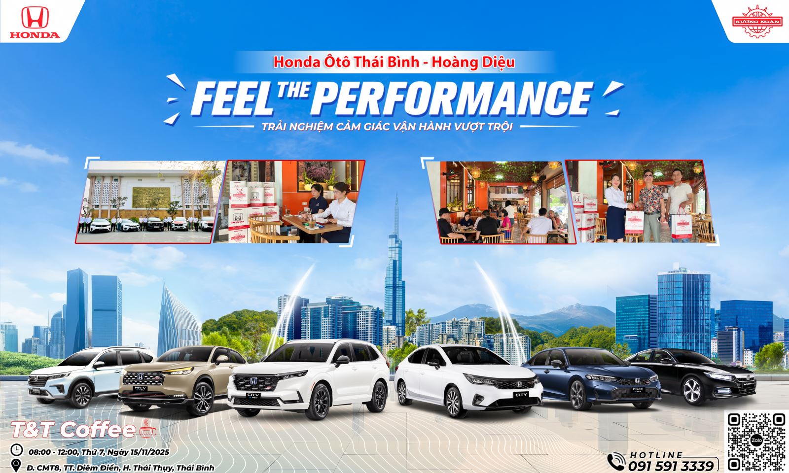 Chương trình Feel The Performance tháng 11/2025 | Honda Ôtô Thái Bình - Hoàng Diệu