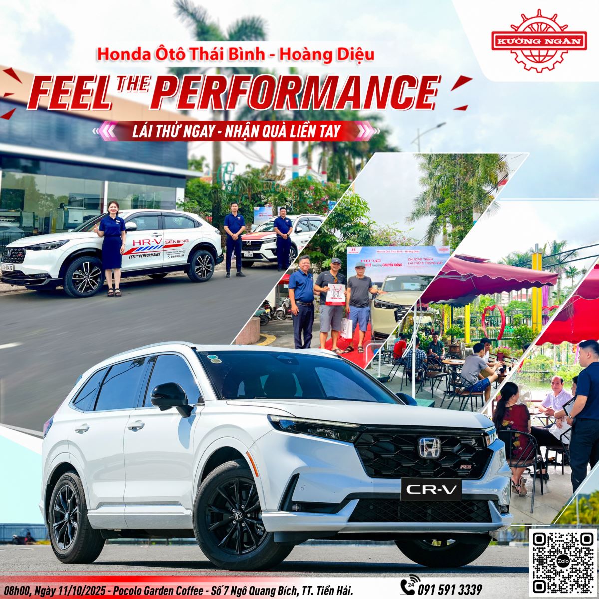 Lái thử ngay - Nhận quà liền tay tại chương trình Feel the Performance tại Quỳnh Phụ