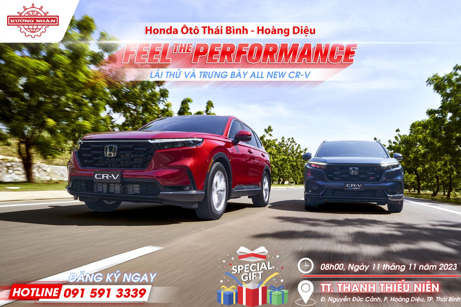 Chương trình Feel The Performance tháng 11/2023 | Honda Ôtô Thái Bình - Hoàng Diệu
