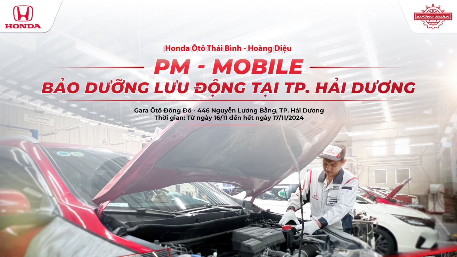 PM - Mobile | Bảo dưỡng lưu động tại TP. Hải Dương 11.24