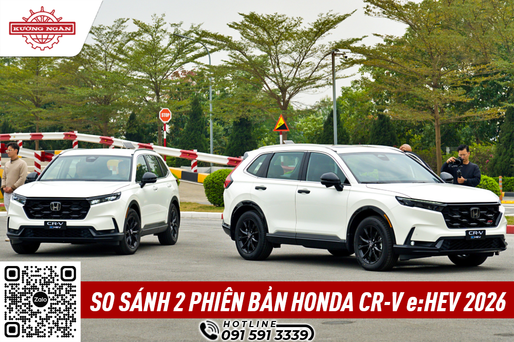 So sánh 2 phiên bản Honda CR-V hybrid 2026