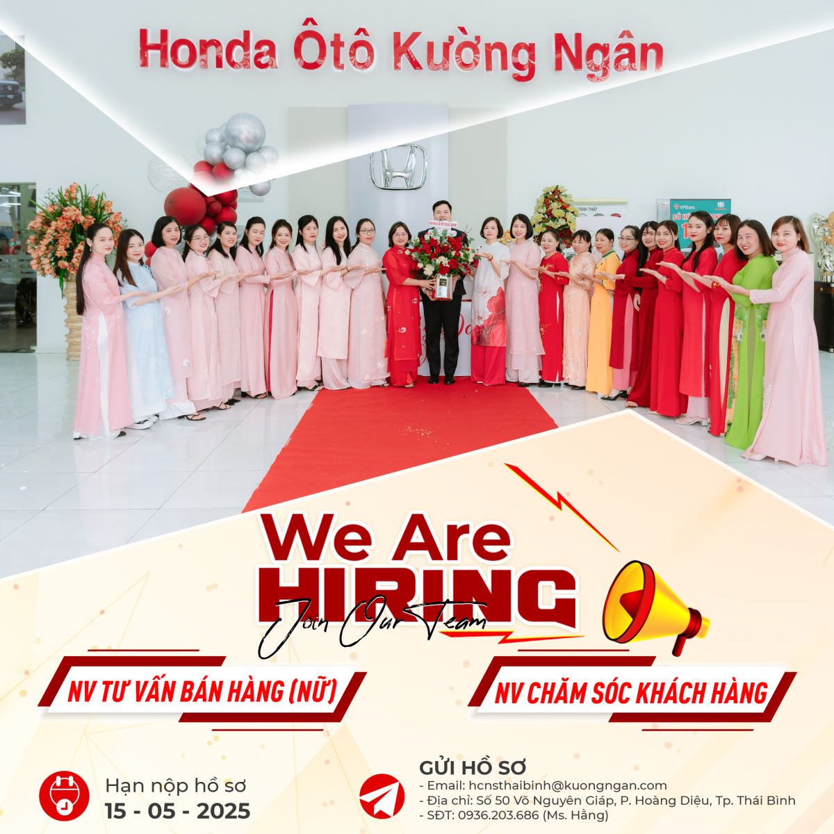 THÔNG BÁO TUYỂN DỤNG 04.2025