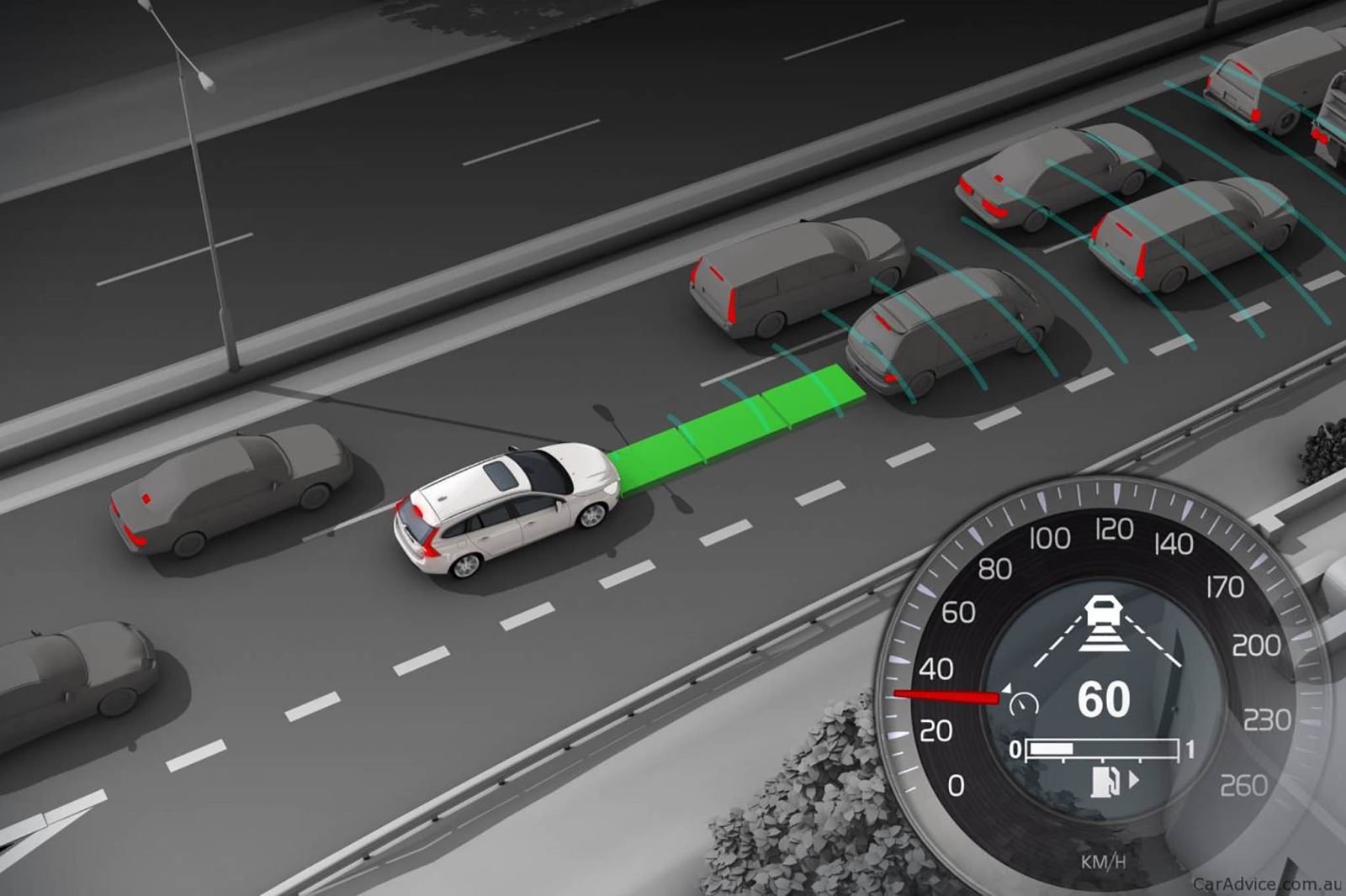 Không nên chủ quan khi sử dụng Adaptive Cruise Control mà vẫn phải chủ động lái xe để đảm bảo an toàn