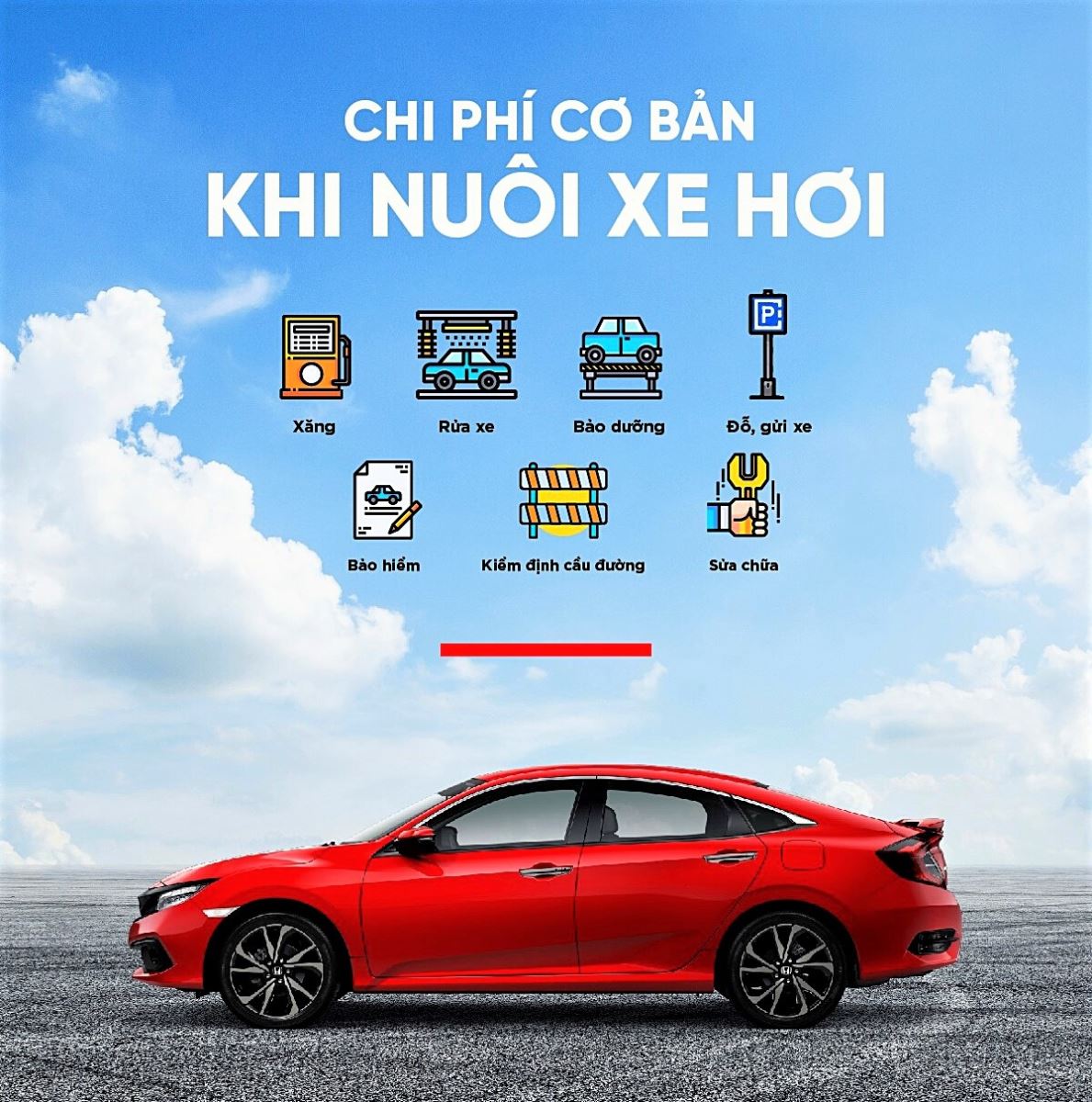 Chi phí cơ bản khi nuôi xe ô tô