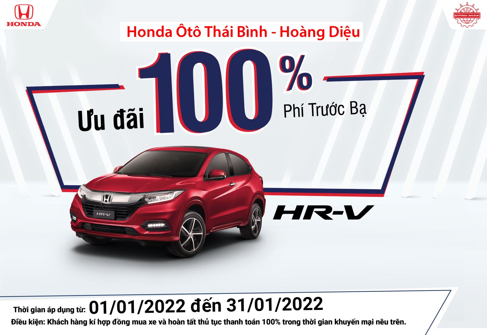 Khuyến mãi tháng 12/2021 dành cho Honda HR-V