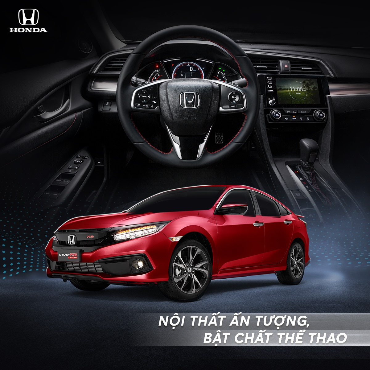 Honda CIVIC 2021 - Cá tính, mạnh mẽ đậm chất thể thao