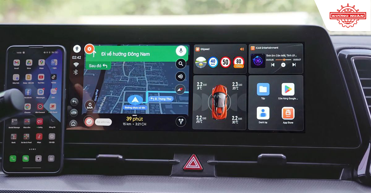Với Gspeed, người dùng có thể thiết lập khoảng cách cảnh báo tới điểm thay đổi tốc độ tối đa cho phép 