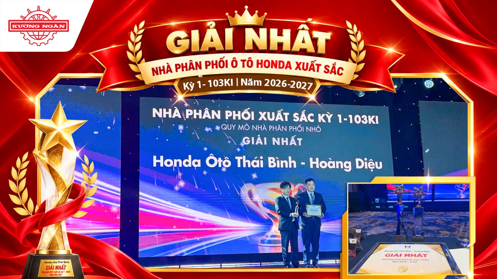Chúc mừng Honda Ôtô Thái Bình - Hoàng Diệu vinh dự đạt các giải thưởng Thi Đua Nhà Phân Phối Honda Xuất Sắc Kỳ 1 - 103Ki